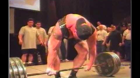 Chuck Vogelpohl Deadlifts 816 at the 2004 Arnold Classic