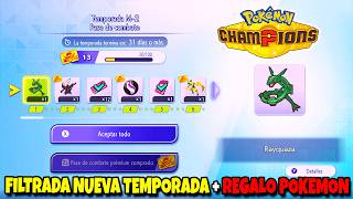 FILTRADO TODO el NEVO PASE de BATALLA de la SEASON M2 + REGALO POKEMON EVENTO en POKEMON CHAMPIONS