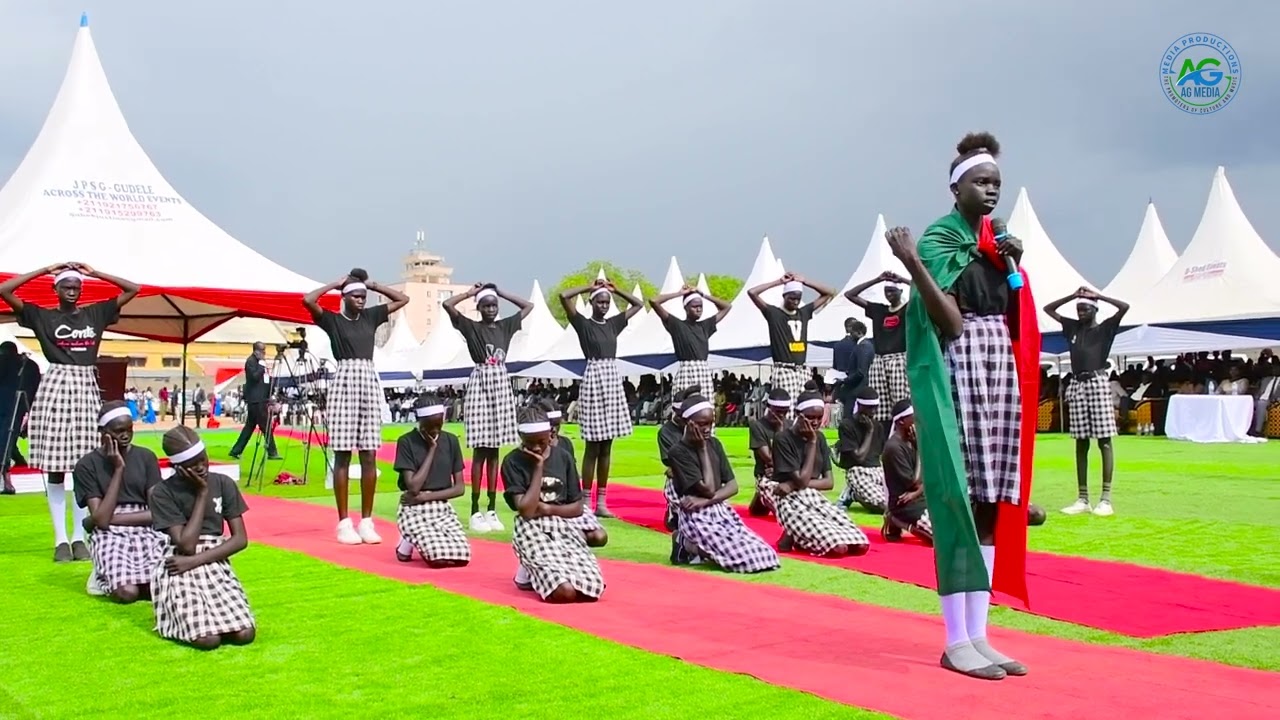 Angel Palace Nursery & Primary school Presentation during BCYA-Juba Inauguration Ceremony at Juba 1.