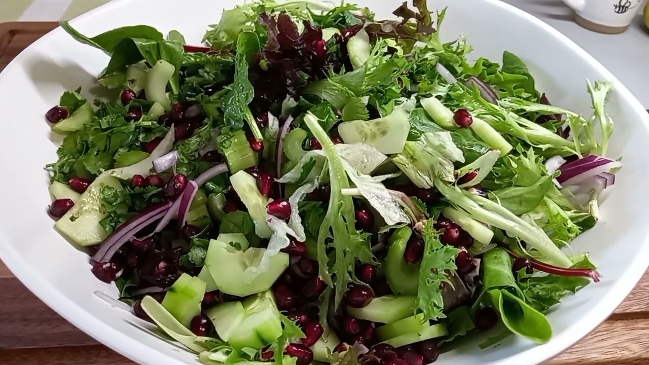Ensalada Fresca y Saludable con Lechugas Mixtas
