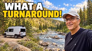 Forced to Move… Found FREE River Camping! 🚐 Colorado VANLIFE