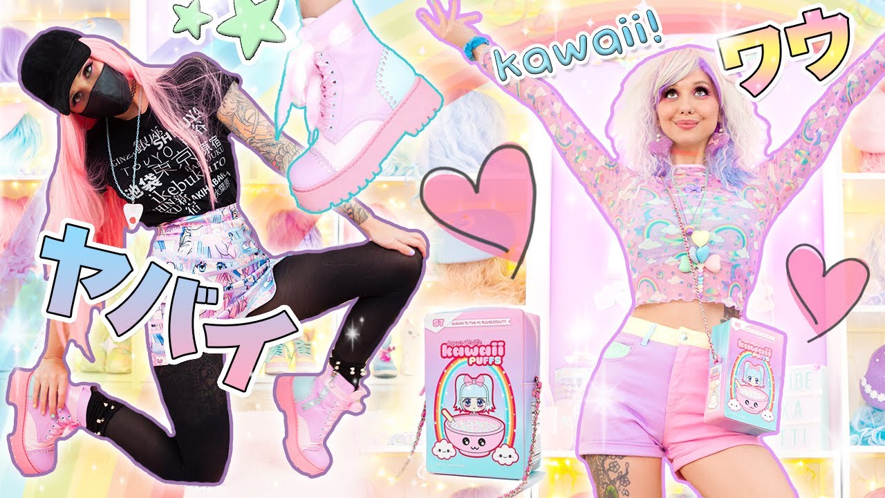 DRESSING LIKE A REAL-LIFE ANIME CHARACTER! | Kawaii Style Walkthrough