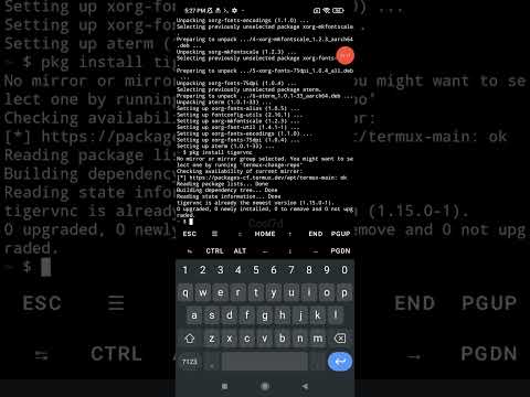 How to install a GUI (Graphical User Interface) on Termux