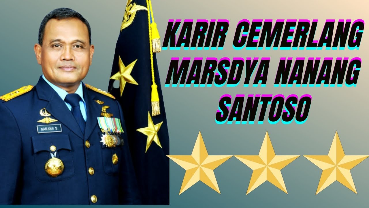 Rekam Jejak Penerbang Berjuluk Scorpio Resmi Naik Bintang 3 Marsdya Nanang Santoso  Dankodiklatau