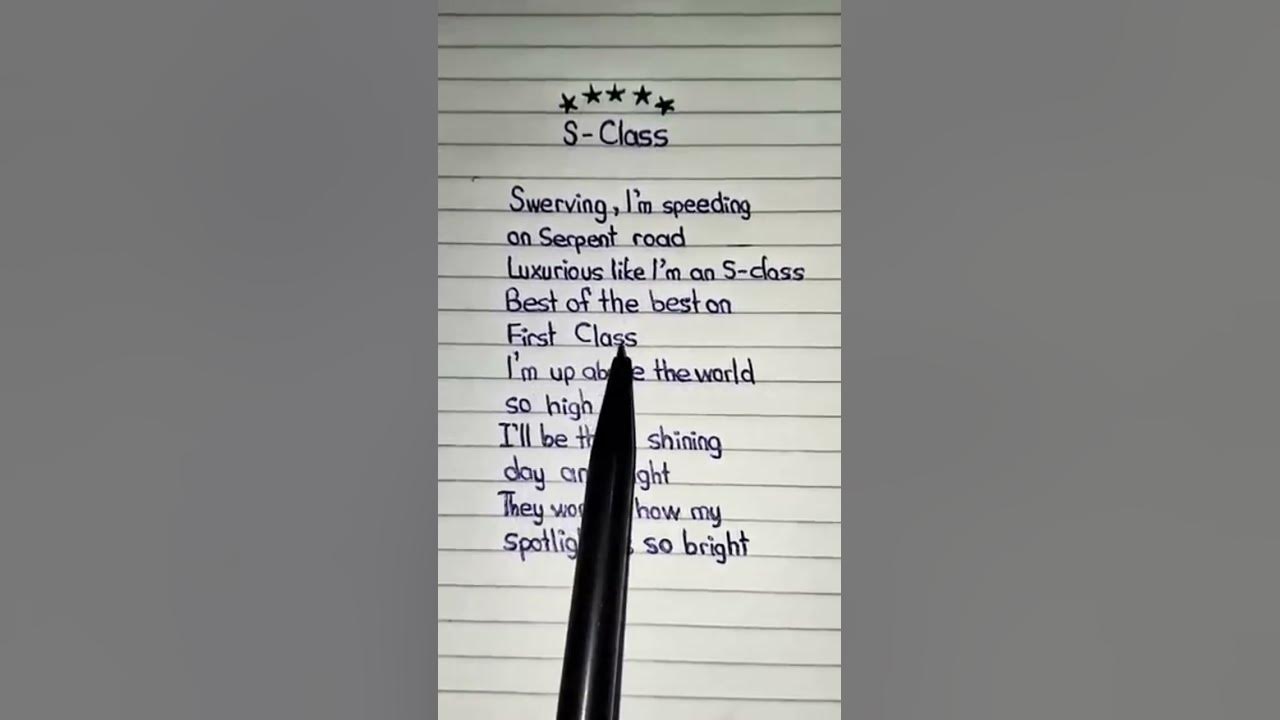 stray kids s class lyrics #lyrics #song #straykids