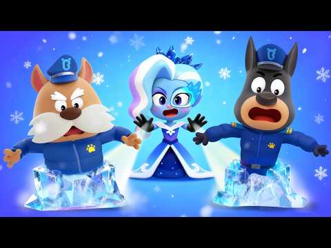 Ep. 48 The Magical Ice and Snow Castle | Water City🌊 | Police Chief Labrador | BabyBus Indonesian