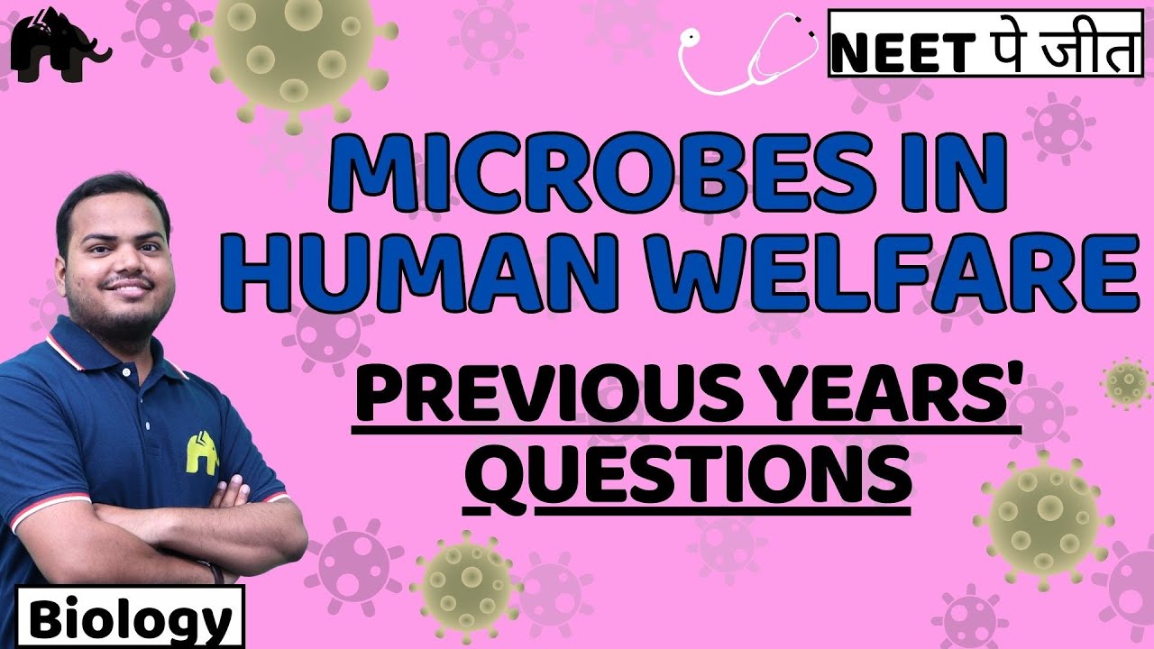 Microbes in human Welfare Class 12 Biology NEET | NCERT Chapter 7| PYQs ...