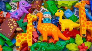 Satisfying Building Blocks Marble Run Surprise! Building Blocks & Gear Mechanism Test