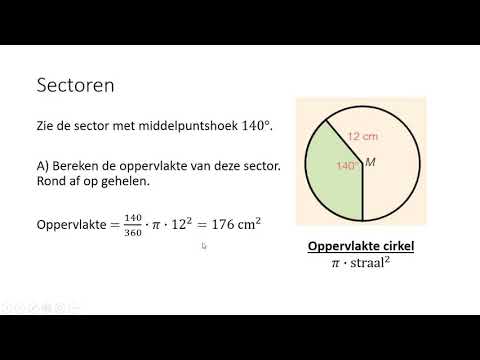 Video: Hoe De Sector Te Berekenen?