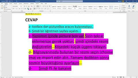 C# PictureBox Aracı