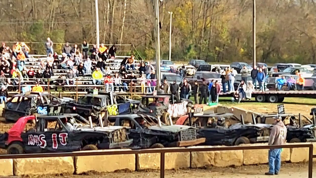 2024 ROUSE PROMOTIONS NOV 9th DEMOLITION DERBY CONNERSVILLE INDIANA FULLSIZE GUT and GO CAR CLASS