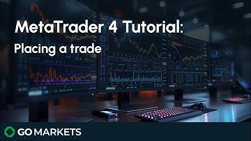 MT4 Trading Tutorial - Placing a Trade in MetaTrader4