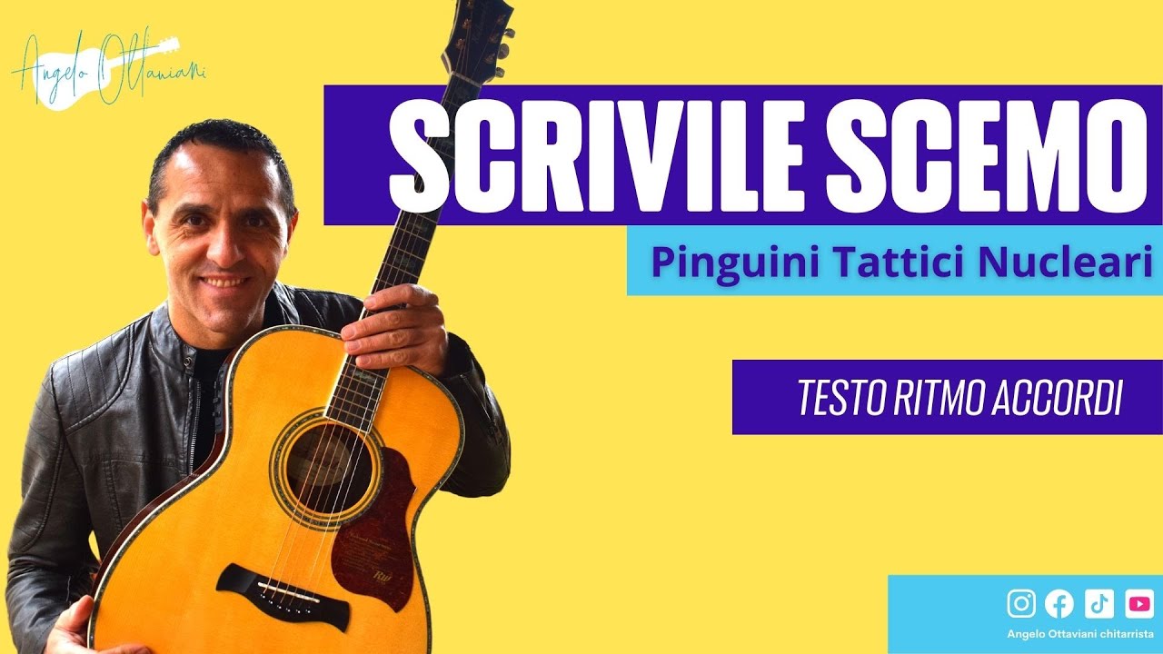 Scrivile scemo - Pinguini Tattici Nucleari - Chitarra