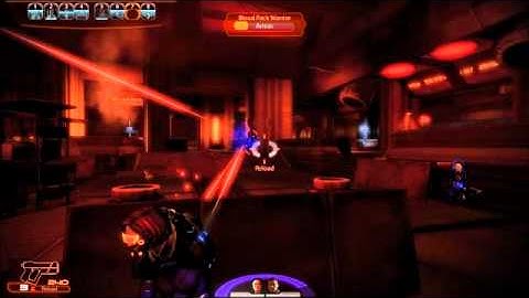 Mass Effect 2 - Adept Gameplay on Insanity - Early Game