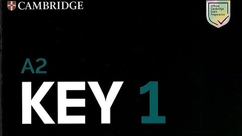 A2 - Key 1 - Listening Test 1 - ( Part 3/5 )