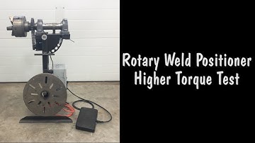 Rotary Weld Positioner Torque Upgrade Arduino Controlled Stepper Motor