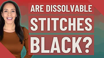 How long does it take for black stitches to dissolve?