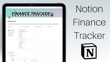 Notion Finance Tracker Showcase - Easy and Simple Budget, Income, Subscription and Expense Tracker