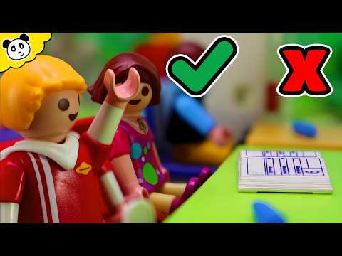 Peter Cheats on the Test! (Playmobil School!) | Pandido TV | Shows for Kids