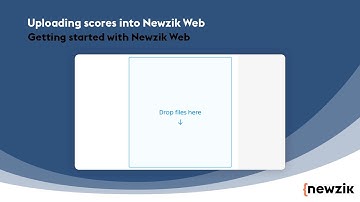 Uploading scores into Newzik Web