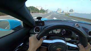 PORSCHE 718 Cayman 2.0L Turbo 0~100km/h 4.07 sec / #PSAECU Stage 1