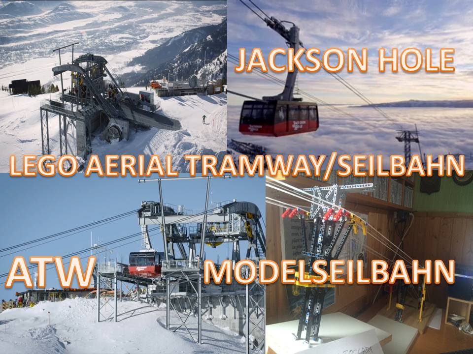 LEGO TECHNIC FUNIVIA - AERIAL TRAMWAY/SEILBAHN - JACKSON HOLE