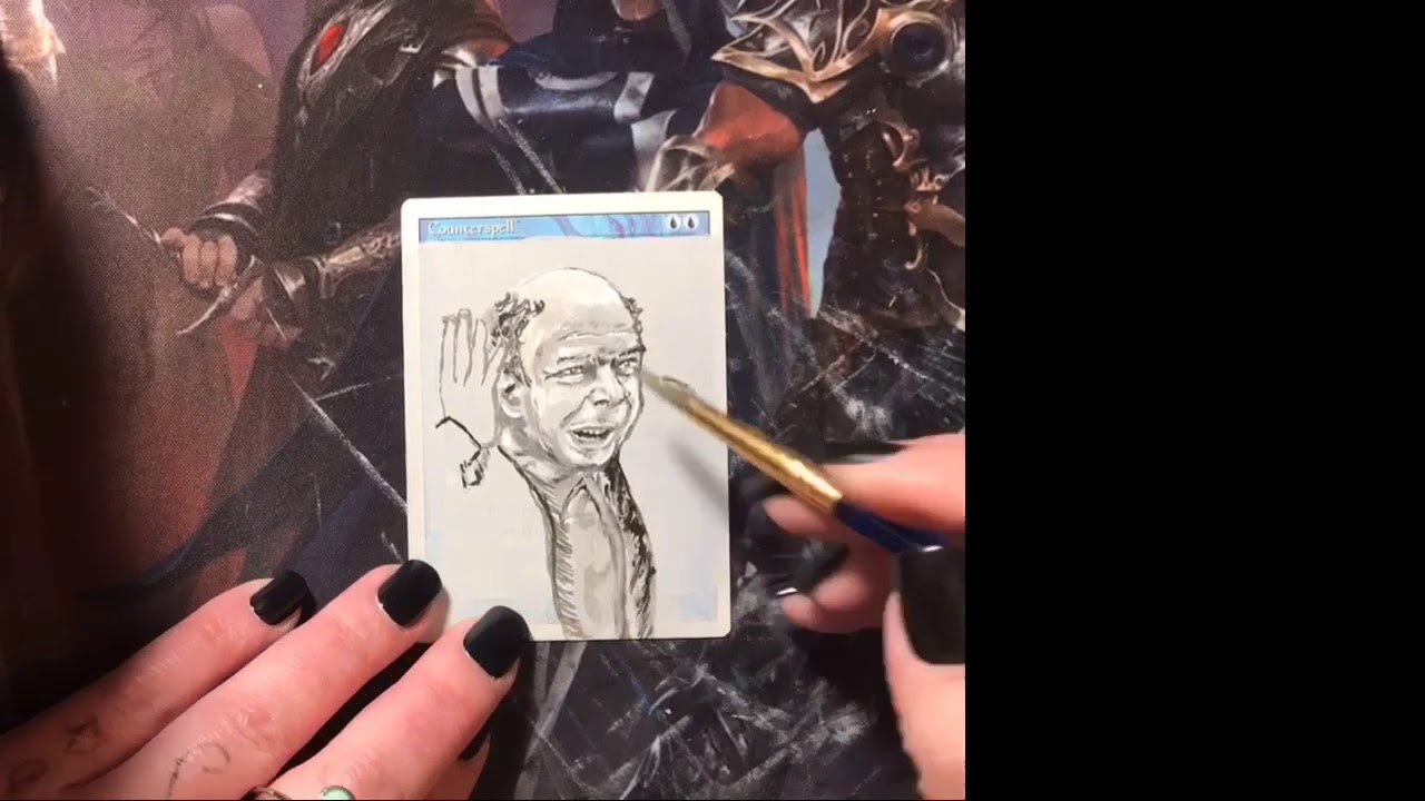 MTG Counterspell Full Art Alter Vizzini from Princess Bride YouTube