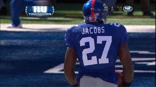 Celebrity Brandon Jacobs 4-yard TD | Brandon Jacobs TD | Jacobs loses his head and his helmet - Giants RB Bra Wealth