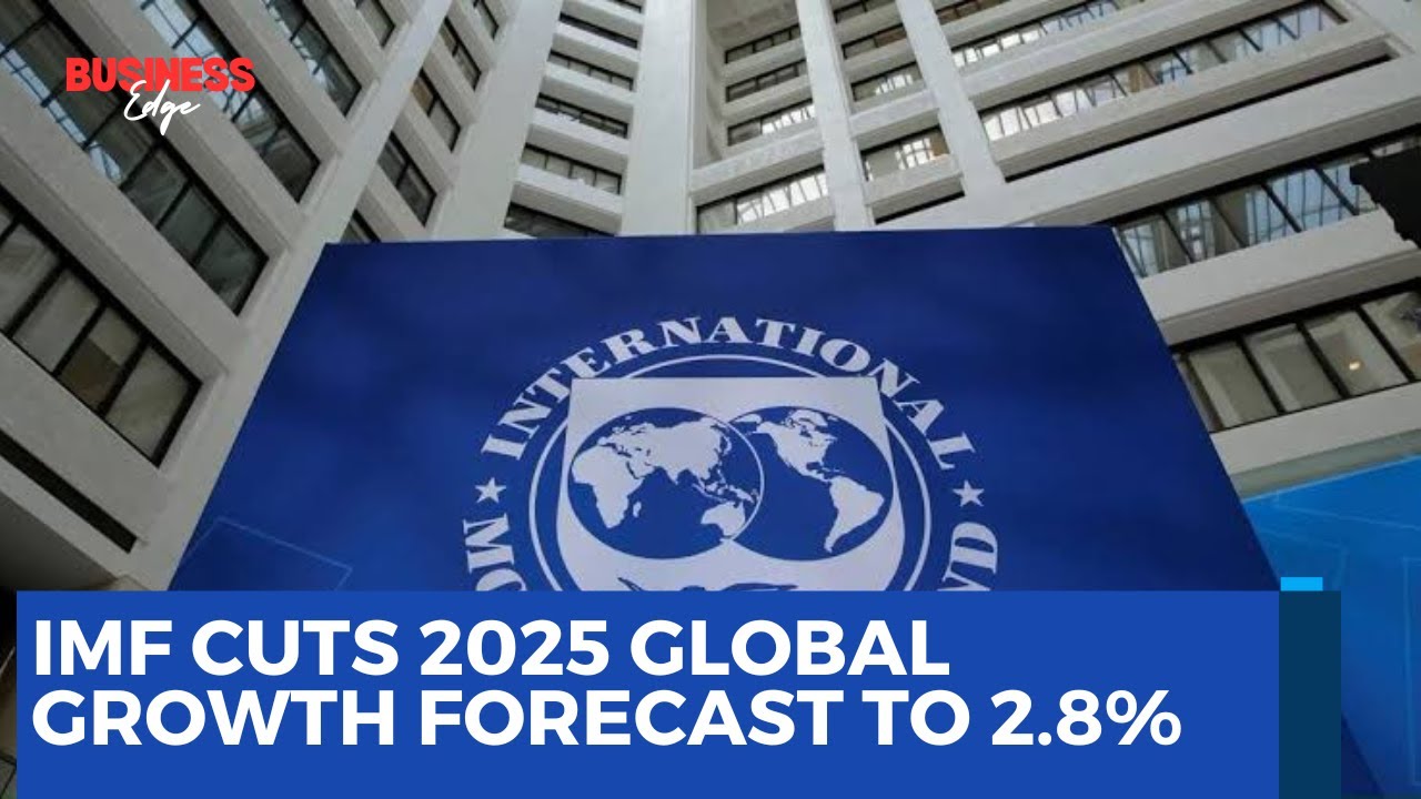 IMF Cuts Global Growth Forecast Cut to 2.8% - YouTube