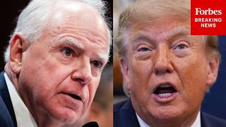 Trump Says That Gov. Tim Walz Is '100% Guilty' Amid Fraud Investigations In Minnesota