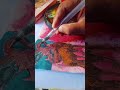 Mythical world Watercolor painting progress With daytone watercolor set