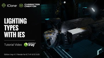 Iray Render Plug-in Tutorial - Lighting Part 2: Lighting Types with IES