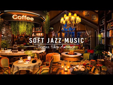 Soft Jazz Music & Cozy Coffee Shop Ambience for Work,Studying ☕ Smooth Piano Jazz Instrumental Music