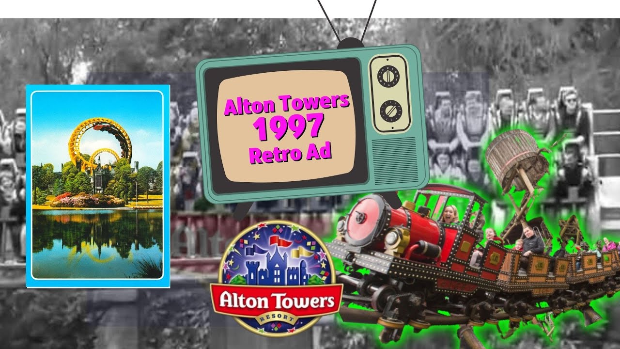 Alton Towers TV Adverts 1997 tellyads retrotvads altontowers YouTube