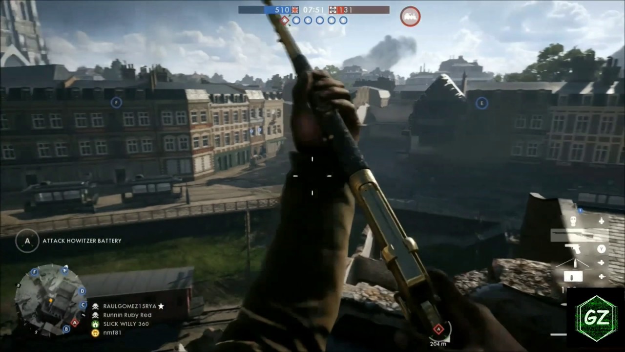 BF1 GLITCH SPOT Amiens *BEST* SPOT SNIPER YouTube