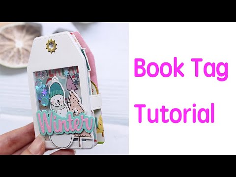KSCRAFT Tag Book Tutorial - YouTube