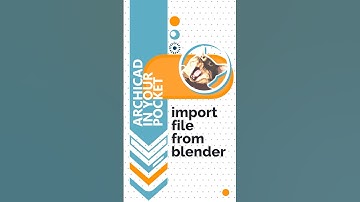 Import Blender file into ArchiCAD