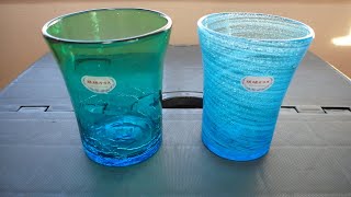 4k 琉球ガラス　コップ　グラス　沖縄