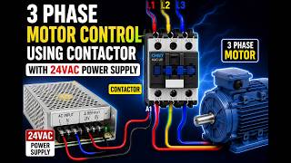 Simple Contactor Wiring with 24VAC Control Circuit