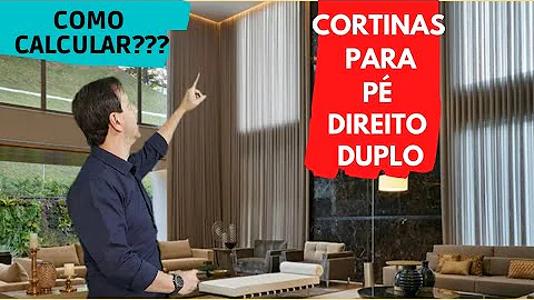 Tem como colocar duas cortinas no mesmo varão?
