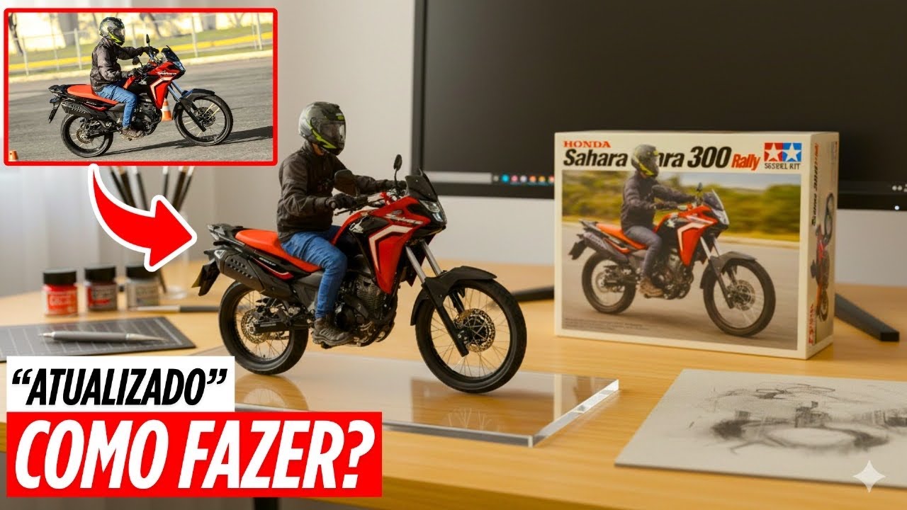 Como fazer a TREND DE CARRO E MOTO EM MINIATURA com Gemini IA - YouTube