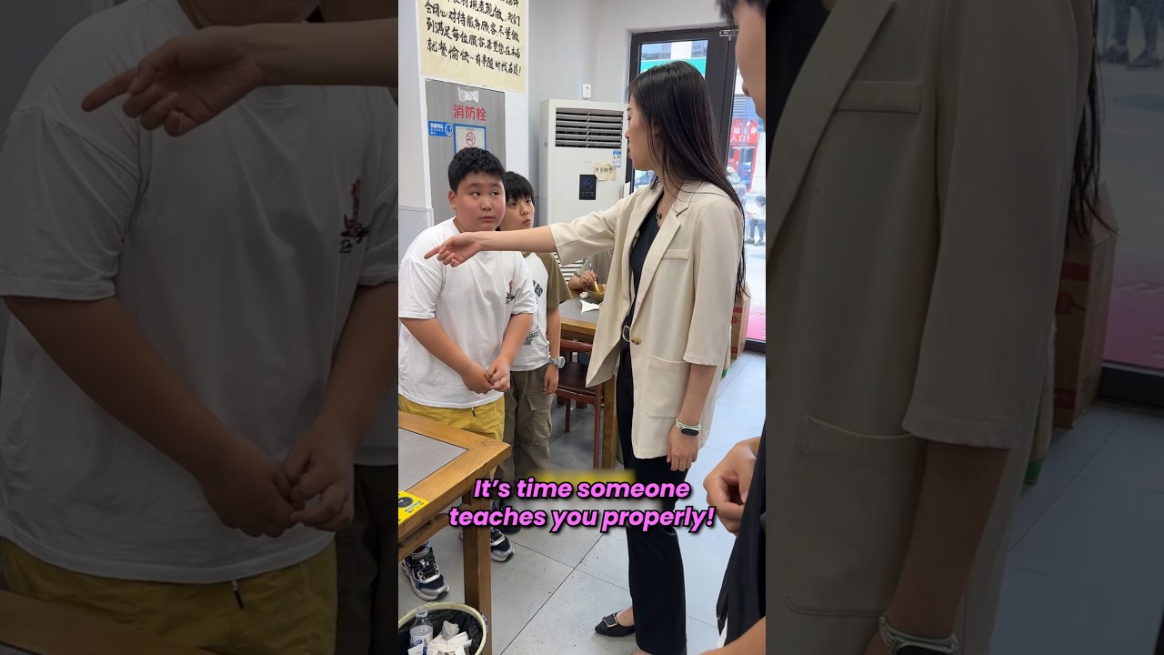 She Scolded the Kids… Then Became Their Teacher 😂📚