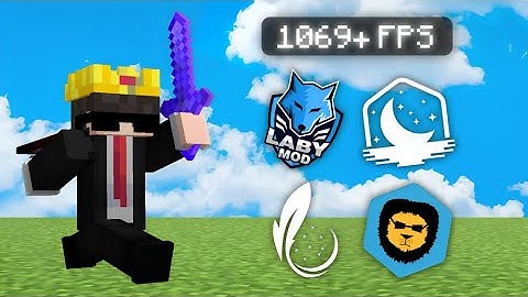 Top 5 BEST PvP and FPS BOOST Clients For Minecraft [Pojav+Java]