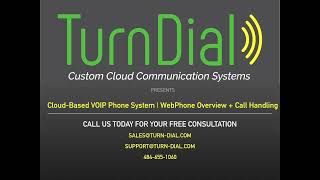 Cloud-Based VOIP Phone System | WebPhone Overview + Call Handling