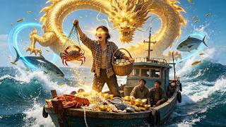 Fisherwoman Awakens X-ray Vision with Dragon's Blood, Harvests Rare Treasures at the Beach