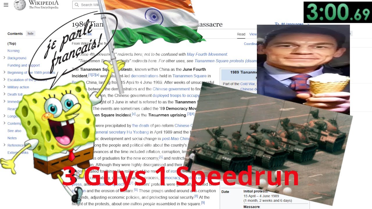 wikipedia speedruns are wild