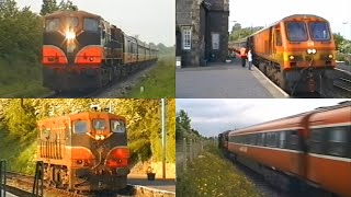 Cravens, Mk2 & Mk3s on passenger services in Sth Kilkenny (May - Sept '98)