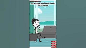 Manager fired an employee for calling out sick #shorts #short #animation AC@emfandango