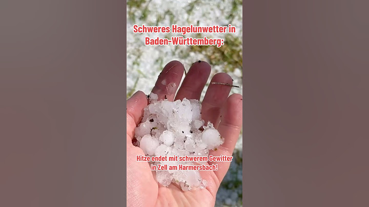 Schweres Unwetter in Baden-Württemberg: Hagel beendet Hitze in Zell am Harmersbach ⛈️⚡️ #shorts