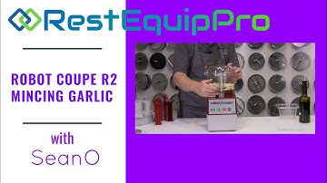 Robot Coupe R2 Mincing Garlic